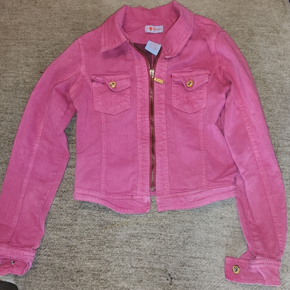 Pink Denim Jacket